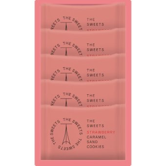 ザ・スウィーツ 苺キャラメルサンドクッキー(5個) ／クッキー クッキー・焼き菓子 スイーツ・お菓子 食品 結婚祝い プレゼント ギフト 結婚内祝い 出産祝い 出産内祝い 送料無料 2026 送料無料 ギフト プレゼント プチギフト 内祝い 快気祝い 出産祝い 結婚祝い 引出物 新築祝い お返し