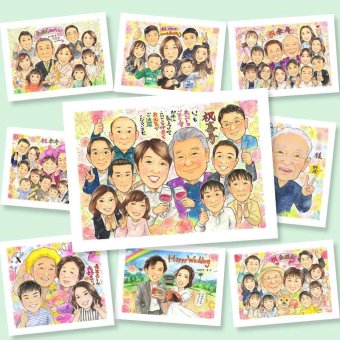 喜寿のプレゼントに、ずっとそばに置きたくなる似顔絵です。大切なお祝いにも安心してご注文いただけます。 喜寿祝い 贈り物 似顔絵 手描き プレゼント ギフト 名入れ 喜寿 長寿 記念 古希 大人数 祖父母 おじいちゃん おばあちゃん 修正無料 名入れ 下書き確認 喜ばれる サプライズ 一生もの 似てる 77歳 長寿祝い 喜寿 一生もの オリジナル 還暦祝い 家族 感謝 ウェディングギフト