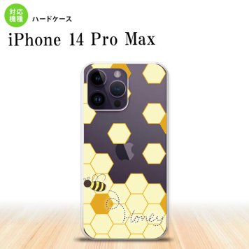 iPhone14 ProMax iPhone14 Pro Max スマホケース 背面ケース ハードケース ハニー クリア 薄黄 2022年 9月発売 nk-i14pm-1689