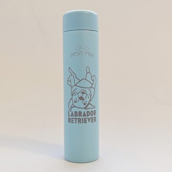 ラブラドールレトリバー　ストッパー付き真空ステンレススリムボトル　200ml