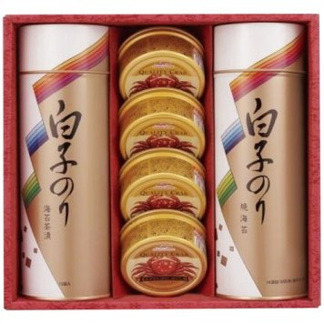 【送料無料・包装無料・のし無料】白子のり のり・お茶漬け・かに缶詰合せ SN-500(A4) ギフト 敬老の日 入学祝い 卒業祝い 就職祝い 結婚祝い 誕生日 出産祝い 引越祝い 香典返し 新盆 初盆 御礼 お中元 内祝い 快気祝い ご挨拶 志 法事
