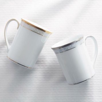 ノリタケ　ハンプシャーＧ＆Ｐ　マグペアセット 4335-6L/P91332  ギフト 内祝い 御祝 御礼 記念品 引出物 結婚式 プレゼント 出産内祝い 結婚お祝い