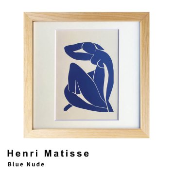 Henri Matisse（アンリ マティス） Blue Nude アートポスター（フレーム付き）