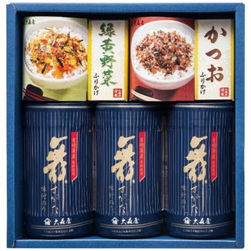 【送料無料・包装無料・のし無料】大森屋 卓上のり・ふりかけ詰合せ NTF-20G(A4) ギフト 敬老の日 入学祝い 卒業祝い 就職祝い 結婚祝い 誕生日 出産祝い 引越祝い 香典返し 新盆 初盆 御礼 お中元 内祝い 快気祝い ご挨拶 志 法事