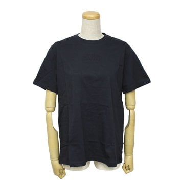 ガニー GANNI トップス Tシャツ カットソー ロゴ ウィメンズ 半袖 トップス A1050057-252 レディース ブラック 海外正規品