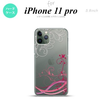 iPhone11Pro iPhone11 Pro スマホケース ハードケース 草 ボタニカル ピンク メンズ レディース nk-i11p-1626