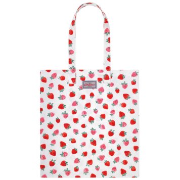 キャスキッドソン トートバッグ 930963 105360616607102 コットン ブックバッグ ショルダー トート IVORY/SWEET STRAWBERRY