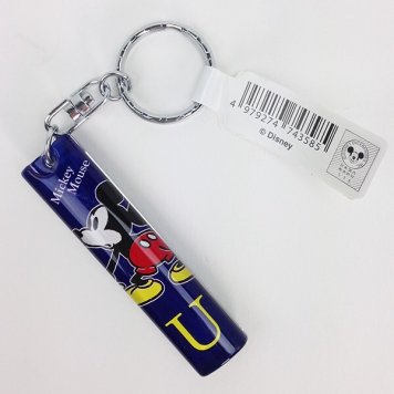 ディズニー ミッキー＆ミニー イニシャルキーホルダー U グッズ  (MCOR)