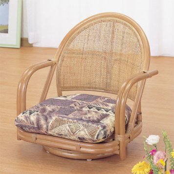 今枝商店 Romantic Rattan ラウンドチェアー【沖縄・離島配達不可】 S3801