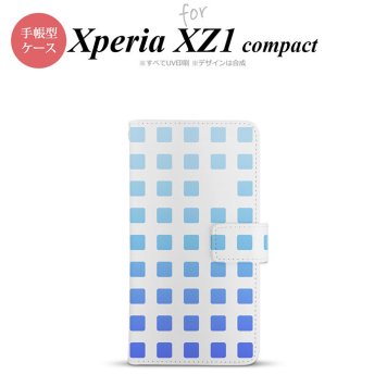 【手帳型 スマホ カバー ケース】【SO02K】【エクスペリア XZ1】手帳型 ケース SO-02K スマホ カバー Xperia XZ1 Compact エクスペリア スクエア 青 nk-004s-so02k-dr1366【メール便送料無料】