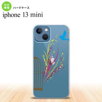 iPhone13mini iPhone13 mini ケース ハードケース 青い鳥 赤 黄  nk-i13m-1295