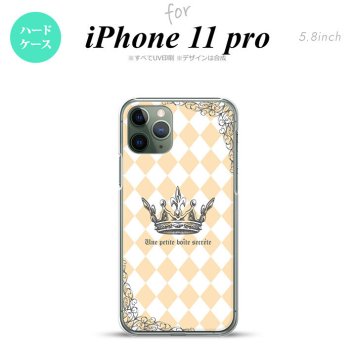 iPhone11Pro iPhone11 Pro スマホケース ハードケース 王冠 オレンジ メンズ レディース nk-i11p-1453