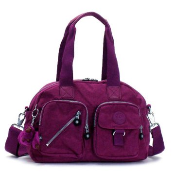 キプリング Kipling ショルダーバッグ K13636 182 DEFEA ディフィア 2way ミニボストンバッグ 斜めがけバッグ DARK FUSHIA パープルピンク系