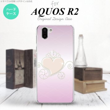 AQUOS R2 アクオス アール2 SH-03K SHV42 専用 スマホケース カバー ハードケース ハート(F) ピンク nk-r2-320[スマホ,スマホケース,スマホカバー,ケース,カバー,ジャケット]