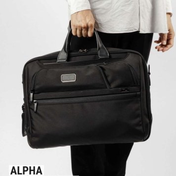 トゥミ TUMI ALPHA アルファ LARGE 17 BRIEFCASE ラージ 17インチ ブリーフケース 02603114D4 158967 ビジネスバッグ 通勤 メンズ バッグ ブラック