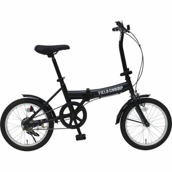 フィールドチャンプ 16インチ折畳み自転車BK MG-FCP16BK【直送品】［送料無料］ 