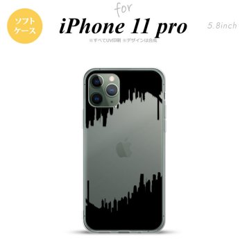 iPhone11Pro iPhone11 Pro スマホケース ソフトケース ホラー 黒 メンズ レディース nk-i11p-tp194
