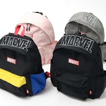  MARVEL マーベル デイパック リュックサック バックパック 高校生 通学 リュック おしゃれ 大容量 25L 持ち運び 軽量 ストリート ボックス ロゴ アメコミ プレゼント outfit ギフト  敬老の日 プレゼント ギフト