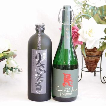 贈り物には王道麦焼酎２本セット 麦焼酎りさいたる30°(大分県)720ml三ツ星受賞麦焼酎尋ね鳥25°(長崎県)720ml