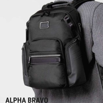 トゥミ TUMI ALPHA BRAVO アルファ ブラボー Navigation Backpack ナヴィゲーション バックパック 0232793D 142479 0232793DGMT 159082 リュックサック メンズ バッグ ブラック 防水加工 ラップトップ収納 PCポケット 収納力 大容量 通勤 ビジネス