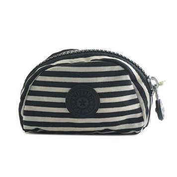 キプリング Kipling ポーチ K13185 27W TRIX トリックス ミニポーチ コインケース 小物入れ MARINE STRIPY ホワイト＋ネイビー ストライプ柄