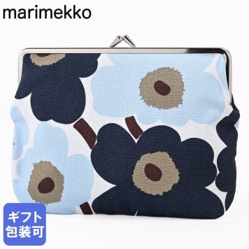 マリメッコ marimekko 小物入れ ポーチ コスメ 化粧ポーチ がま口 ミニ ウニッコ ブルーベリー ホワイト コールドブルー 76031 076031 145 北欧雑貨 北欧デザイン 送別会 誕生日 お中元 結婚祝い 結婚式 高級 父の日 母の日【スペシャルラッピング660円(別売り)】 ホワイトデー ネコポス