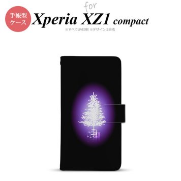 【手帳型 スマホ カバー ケース】【SO02K】【エクスペリア XZ1】手帳型 ケース SO-02K スマホ カバー Xperia XZ1 Compact エクスペリア ツリー 紫 nk-004s-so02k-dr628【メール便送料無料】