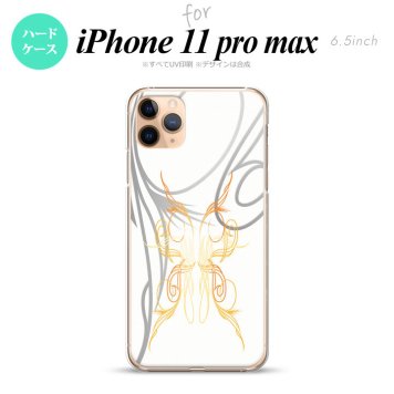 iPhone11ProMax iPhone11pro max スマホケース ハードケース ピンスト 白 黄 メンズ レディース nk-i11pm-1247
