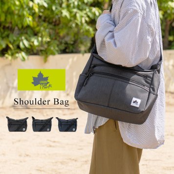 LOGOSPark 撥水ショルダーバッグ ショルダーバッグ メンズ 大容量 アウトドア スポーツ シンプル 軽量 ロゴスパーク