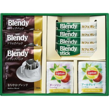 プチカドー AGFドリップコーヒー [26-7579-022] カフェオレ リプトン紅茶 詰め合わせ 飲み物 飲料 バラエティ ギフト 贈り物 プレゼント