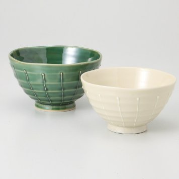 一珍十草 組飯碗 磁器 瀬戸焼 やきものの里から、暮らしを贈ります。　ギフト 食器 セット テーブルウェア