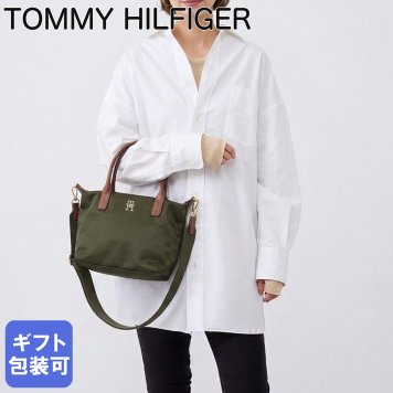 高品質ヨーロッパ輸入モデル トミーヒルフィガー TOMMY HILFIGER トートバッグ ミニトート ミニショルダー レディース POPETTE MINI ダークオリーブ AW0AW17709 MRZ DARK OLIVE 送別会 誕生日 結婚祝い 結婚式 彼氏 息子 夫 男性 名刺入れ 高級 父の日 母の日 即日発送