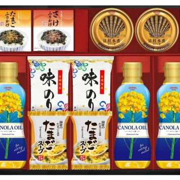 SHOWAキャノーラ油＆のり・たまごスープ詰合せ