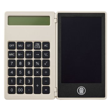 電卓付き電子メモ(4.4インチ) グレージュ ／デジタルメモ 電卓・デジタル文具 家電 敬老の日 プレゼント ギフト お祝い いつ 70代 80代 メッセージ おじい おばあ 祖父母 お彼岸 お供え 秋 2026 送料無料 ギフト プレゼント プチギフト 内祝い 快気祝い 出産祝い 結婚祝い 引出物 新築祝い お返し