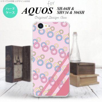 【SH04H】【スマホケース/スマホカバー】【アクオス ゼータ】SH04H スマホケース AQUOS ZETA SH04H カバー アクオス ゼータ 丸 ピンク nk-sh04h-1664【メール便送料無料】