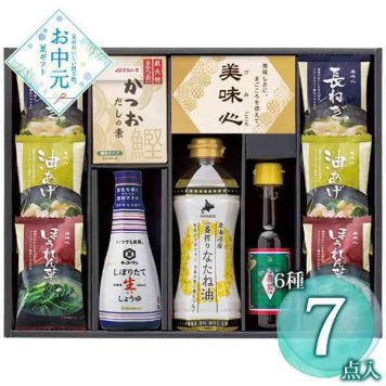 匠膳 和食調味料 詰め合わせ セット ギフト 醤油 菜種油 胡麻油 フリーズドライ 味噌汁 かつおだし 贈り物 内祝 引出物 法事 手土産 料理 常温保存