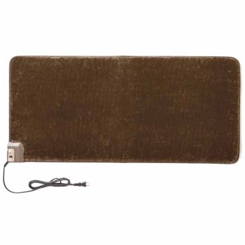 ホットクッション 50×110cm ブラウン WA-5011Eホットカーペット ミニマット 防寒 吸湿発熱繊維 コンパクトサイズ 足元暖房 45×110 電気マット 温度調節 パーソナルスペース ワタナベ工業 【D】