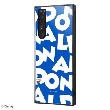 Xperia 1 II /『ディズニーキャラクター』/耐衝撃ハイブリッドケース KAKU/『ドナルドダック/I AM』 ※送料無料(ポスト投函)