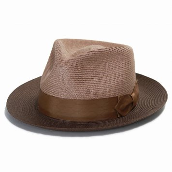 STETSON ハット ストローハット stetson 帽子 夏 ヘンプブレード 中折れメンズ ステットソン ブレードハット 麻 ヘンプ 麦わら帽子 アメリカ製 58cm 60cm Park Ave 高級感 おしゃれ リゾート コーデ 2017 流行色 茶 ブラウン ギフト プレゼント 父の日