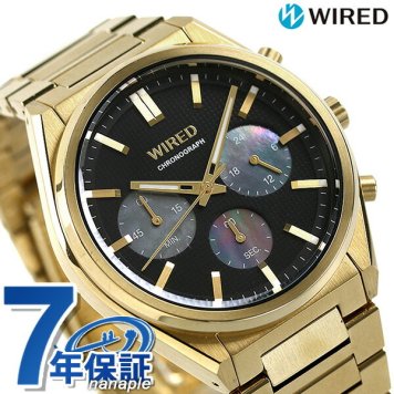セイコー ワイアード 腕時計 ブランド メンズ クロノグラフ 時計 リフレクション AGAT442 SEIKO