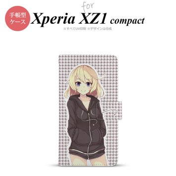 【手帳型 スマホ カバー ケース】【SO02K】【エクスペリア XZ1】手帳型 ケース SO-02K スマホ カバー Xperia XZ1 Compact エクスペリア キャラC 千鳥 nk-004s-so02k-dr1333【メール便送料無料】