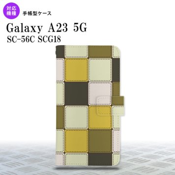 Galaxy A23 GalaxyA23 手帳型スマホケース カバー パッチワーク ミックス 2022年 10月発売 nk-004s-a23-dr1671