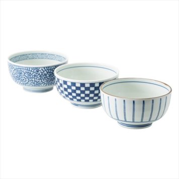 美濃焼 藍屋丼トリオ　 31057  内祝 内祝い お祝 御祝 記念品 出産内祝い プレゼント 快気祝い 粗供養 引出物