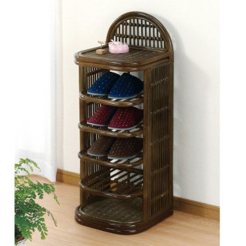 今枝商店 Romantic Rattan 籐スリッパラック【沖縄・離島配達不可】 R295B