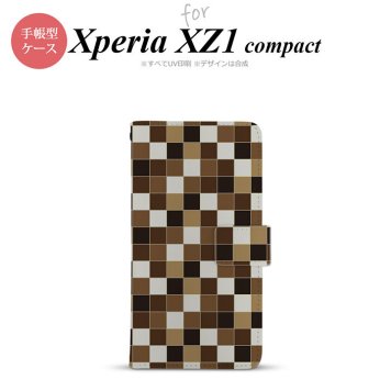 【手帳型 スマホ カバー ケース】【SO02K】【エクスペリア XZ1】手帳型 ケース SO-02K スマホ カバー Xperia XZ1 Compact エクスペリア スクエア 茶 nk-004s-so02k-dr1021【メール便送料無料】
