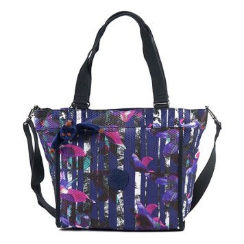 キプリング Kipling NEW SHOPPER S ショルダーバッグ トートバッグ 2Way URBAN FLOWER BL フラワー柄ブルーパープル系マルチ K16640 10X