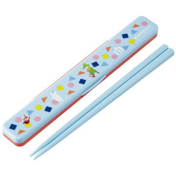 ムーミン アニメーション 23 抗菌 音のならない箸・箸箱セット 箸18cm スケーター ※送料無料(ポスト投函)