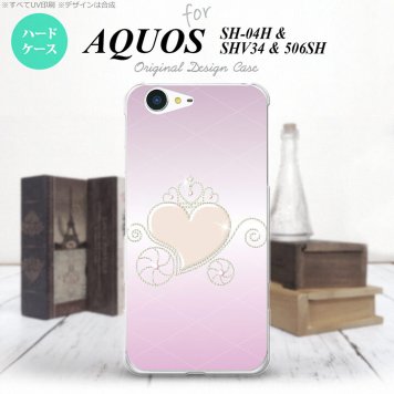 【SH04H】【スマホケース/スマホカバー】【アクオス ゼータ】SH04H スマホケース AQUOS ZETA SH04H カバー アクオス ゼータ ハート(F) ピンク nk-sh04h-320【メール便送料無料】