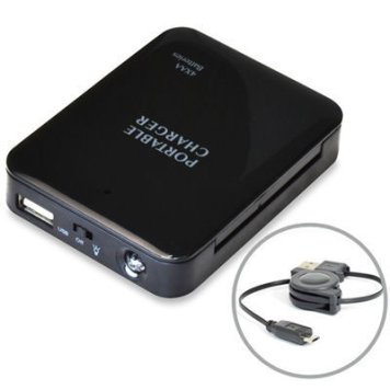 日本トラストテクノロジー 【メール便での発送商品】USB電池パック3 microUSBケーブルセット ブラック USBDP3M-BK