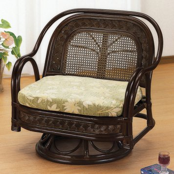 今枝商店 Romantic Rattan ラウンドチェアー【沖縄・離島配達不可】 Y502B